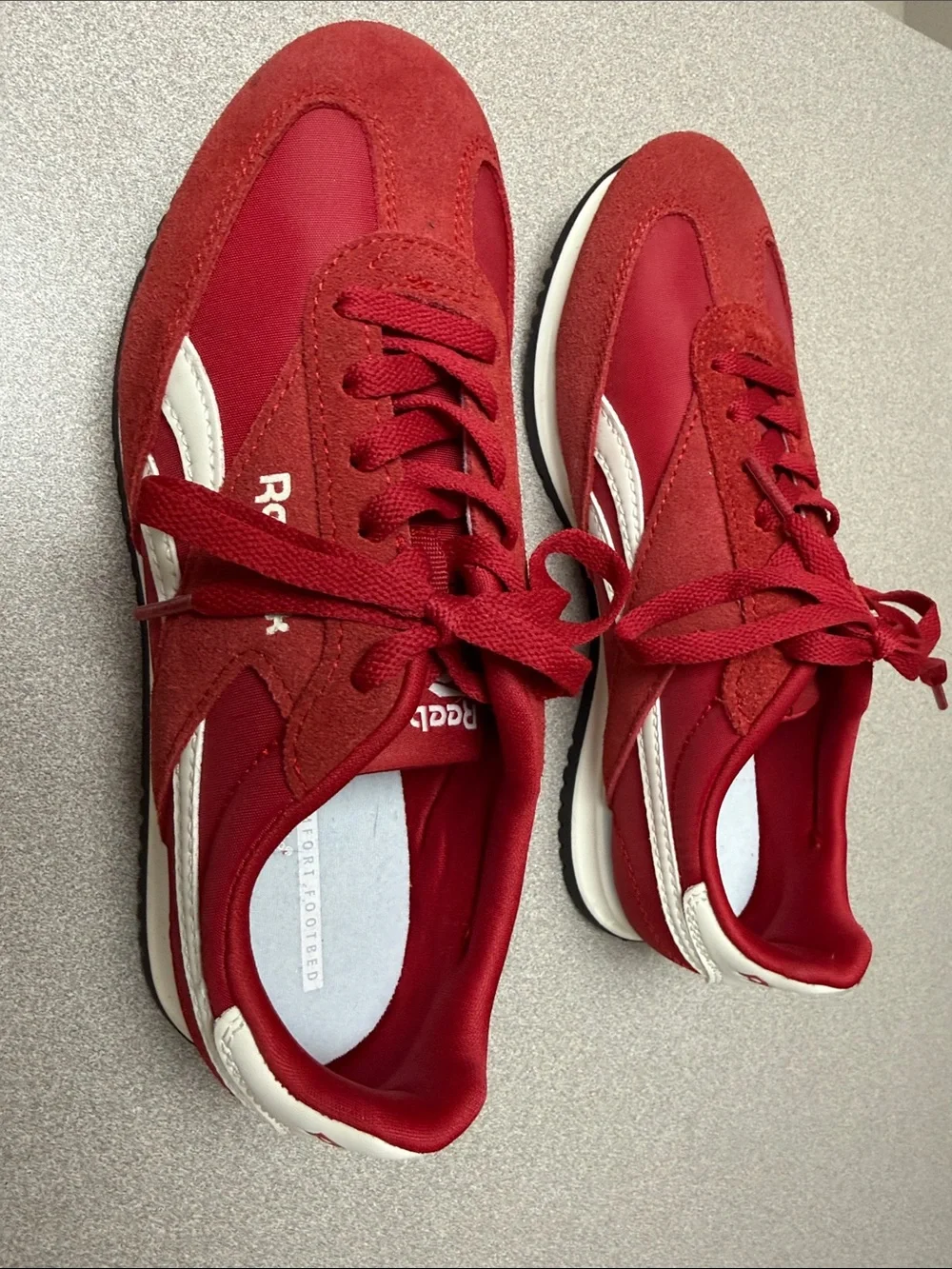 Reebok bold red